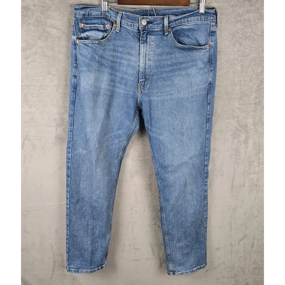 Levis 505 Regular Fit Mens Jeans 36x30 Medium Wash Blue‎ Straight Leg 00505-2667